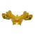 stuurplaat Rossi geel metall. Aerox